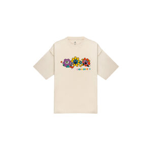 Converse Much Love Crew Neck T-Shirt L biele 10022935-A01-L