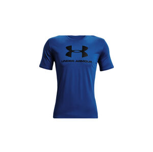 Under Armour Sportstyle Logo Short Sleeve T-Shirt S modré 1329590-432-S