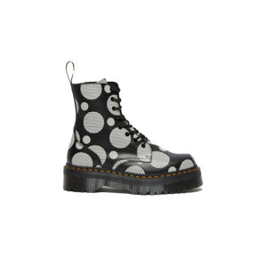Dr. Martens Jadon Polka Dot Smooth Leather Platform Boots 5 čierne DM26882009-5