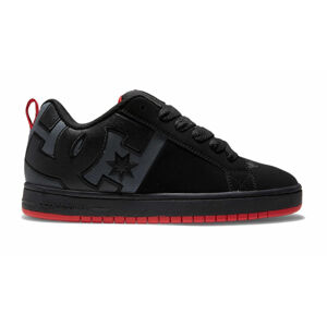 DC Shoes Court Graffik Leather Shoes-8 čierne ADYS100442-BYR-8