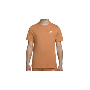 Nike Sportswear Club T-Shirt L oranžové AR4997-808-L