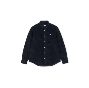 Carhartt WIP Madison Cord Shirt L/S Dark Navy/Wax čierne I025247_1C_90