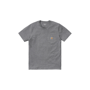 Carhartt WIP S/S Pocket T-Shirt Dark Grey Heather-L šedé I022091_ZM_XX-L