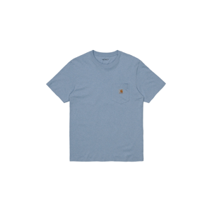 Carhartt WIP S/S Pocket T-Shirt Icesheet Heather-L modré I022091_0JZ_XX-L