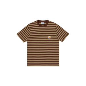 Carhartt WIP S/S Scotty Pocket T-Shirt Offroad / Tanami  hnedé I027732_0K3_XX