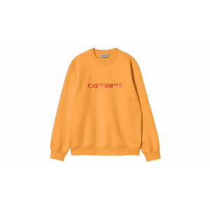 Carhartt WIP Sweat Frosted Pale Orange / Elba XL oranžové I030229_0RK_XX-XL