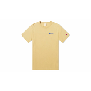 Champion Premium Crewneck T-shirt žlté 214279_S20_YS067 - vyskúšajte osobne v obchode