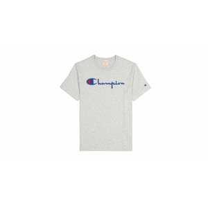 Champion Script Logo Crew Neck T-Shirt-XL šedé 210972-F19-EM004-XL