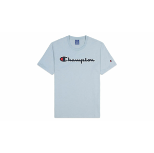 Champion Script Logo T-Shirt-L modré 214194_S20_BS063-L