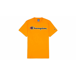Champion Script Logo T-Shirt-L oranžové 214194_S20_OS026-L