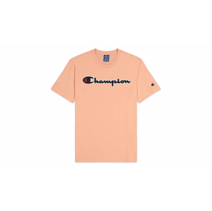 Champion Script Logo T-Shirt ružové 214194_S20_PS138
