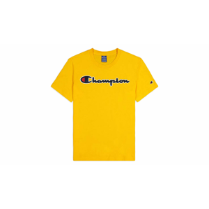 Champion Script Logo T-Shirt žlté 214194_S20_YS022