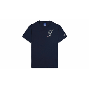 Champion Street Sports Graphic T-Shirt modré 214346_S20_BS538 - vyskúšajte osobne v obchode