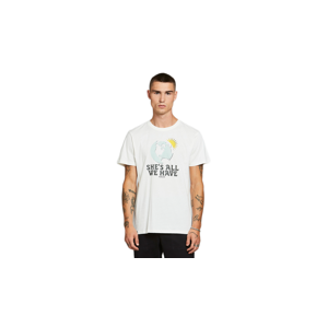 Dedicated T-shirt Stockholm All We Have Off-White biele 18278