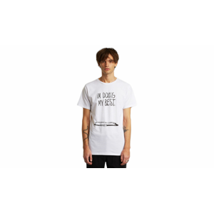 Dedicated T-shirt Stockholm Doing My Best White x CDR-S biele 16963-S