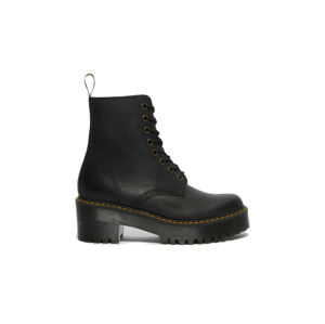 Dr. Martens Shriver Hi Wyoming Leather Heeled Boots 6 čierne DM23921001-6