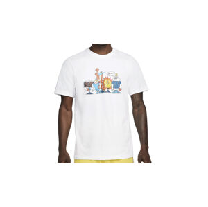 Nike Basketball T-Shirt XL biele DN3003-100-XL