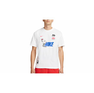 Nike Basketball T-Shirt M biele DO2246-100