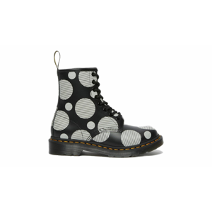 Dr. Martens 1460 Polka Dot Smooth Leather Boots-3 čierne DM26876009-3