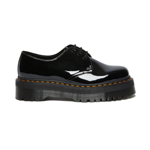 Dr. Martens 1461 Quad Patent Leather Platform Shoes 6 čierne DM26647001-6