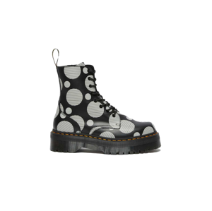 Dr. Martens Jadon Polka Dot Smooth Leather Platform Boots 4 čierne DM26882009-4