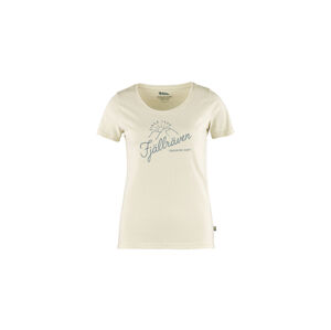 Fjällräven Sunrise T-Shirt W Chalk White L biele F83530-113-L