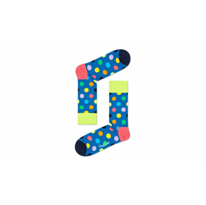 Happy Socks Big Dot Sock modré BDO01-7500 - vyskúšajte osobne v obchode