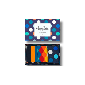 Happy Socks Classic Mix Gift Box-M-L (41-46) farebné XMIX08-6000-M-L-(41-46)