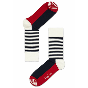 Happy Socks Half Stripe farebné SH01-068 - vyskúšajte osobne v obchode