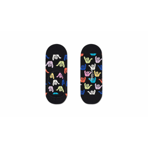 Happy Socks Hang Loose Liner Sock čierne SUP06-9300 - vyskúšajte osobne v obchode
