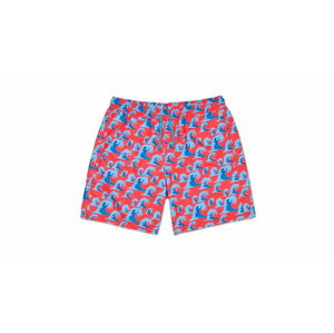 Happy Socks Wave Long Swim Shorts červené WVE123-2900 - vyskúšajte osobne v obchode