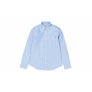 Carhartt WIP L/S Button Down Pocket Shirt Bleach XL modré I022069_KY_XX-XL