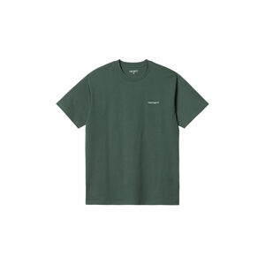 Carhartt WIP S/S Script Embroidery T-Shirt Hemlock Green zelené I025778_0PU_XX