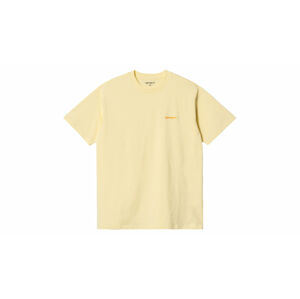 Carhartt WIP S/S Script Embroidery T-Shirt Soft Yellow L žlté I025778_0R4_XX-L