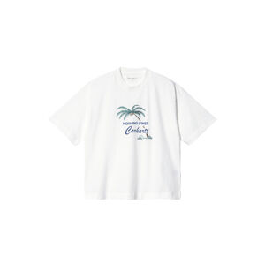 Carhartt WIP W Short Sleeve Finer T-shirt L biele I030156_02_XX-L