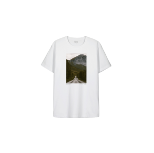Makia Nowhere T-shirt L biele M21324_001-L