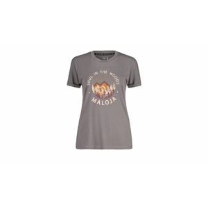 Maloja BirnmoosM Stone WMN T-shirt šedé 32150-1-0119