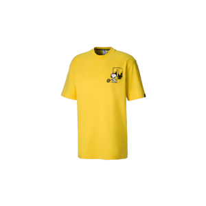 Puma x Peanuts Men´s Tee žlté 530616-37 - vyskúšajte osobne v obchode