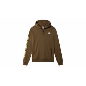 The North Face M Hoodie Graphic Military olive hnedé NF0A5IG637U1