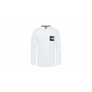 The North Face M L/S Fine Tee biele NF0A37FTFN4