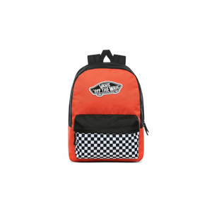 Vans Wm Realm Backpack Paprika/Checkerboard červené VN0A3UI6ZKF - vyskúšajte osobne v obchode