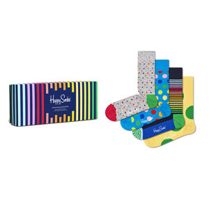 Happy Socks Colorful Classics Socks Gift Set 4-Pack farebné XCCS09-6700