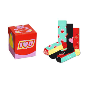 Happy Socks I Love You Socks Gift Set 3-Pack farebné XLOS08-4300